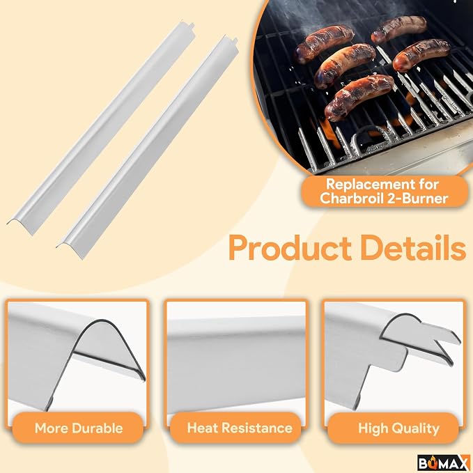 BQMAX 17 Inch Grill Parts Kit for Charbroil Performance 2 Burner 463660421 - Image 5