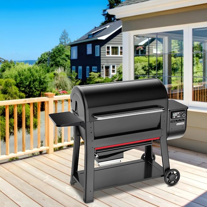 Folding Side Barbecue Shelf Compatible - Image 2