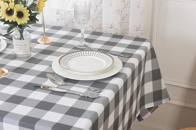 Cupuamon 2 Pack Waterproof Polyester Fabic Rectangle Checkered - Image 8