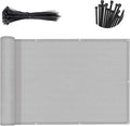 SUNNY GUARD 3'x10' Light Grey Balcony Deck Privacy Screen Fence, Apartments by SUNNYGUARD