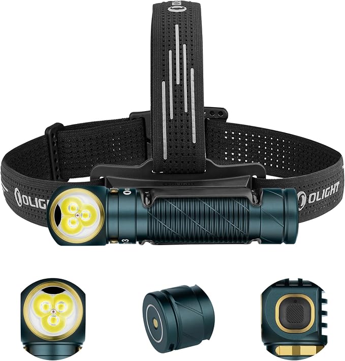 OLIGHT Perun 3 Rechargeable Headlamp Flashlight, 3000 Lumens LED Headlight by OLIGHT