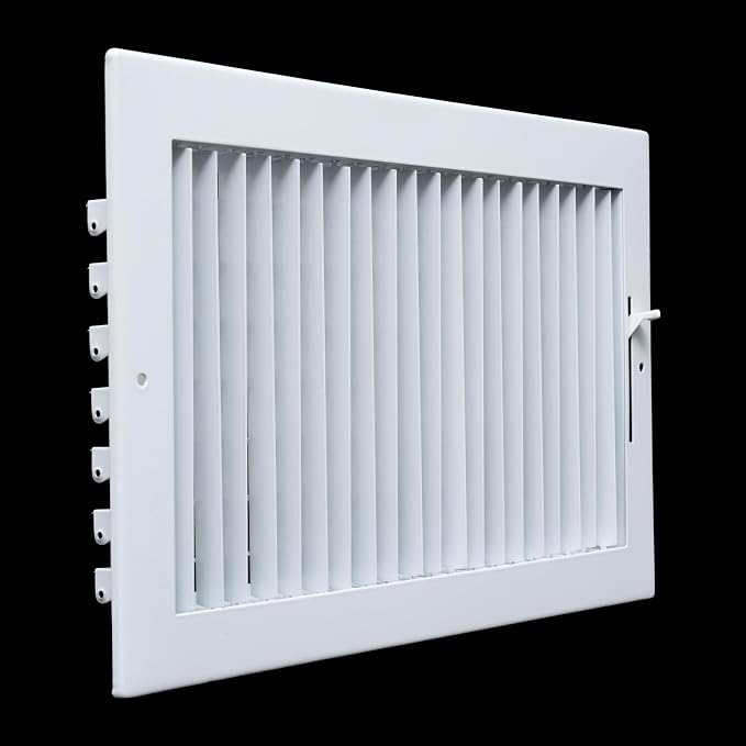 Fits 14x8 Duct Opening Steel Adjustable Air Supply Grille by Handua | Register - Image 4
