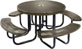 COATEDOUTDOORFURNITURE Heavy-Duty Portable Outdoor Picnic Table by CoatedOutdoorFurniture