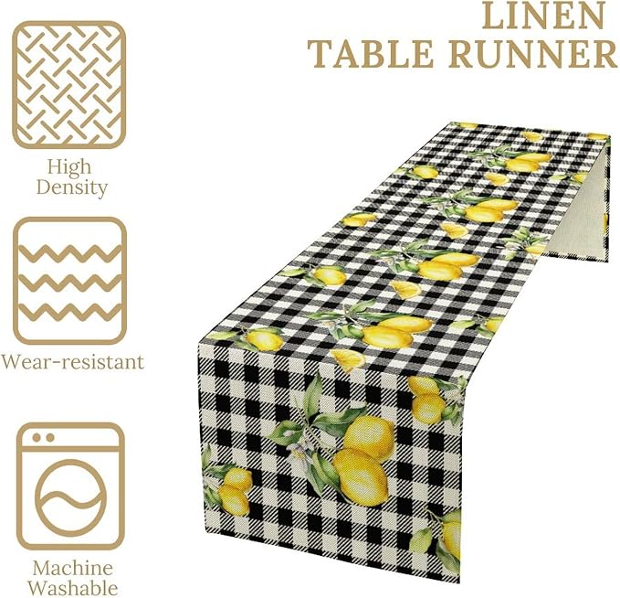 Fresh Lemon Table Runner - Image 6