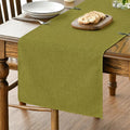 Artoid Mode Green Table Runner, Seasonal Summer Fall Washable Kitchen Dining by ArtoidMode