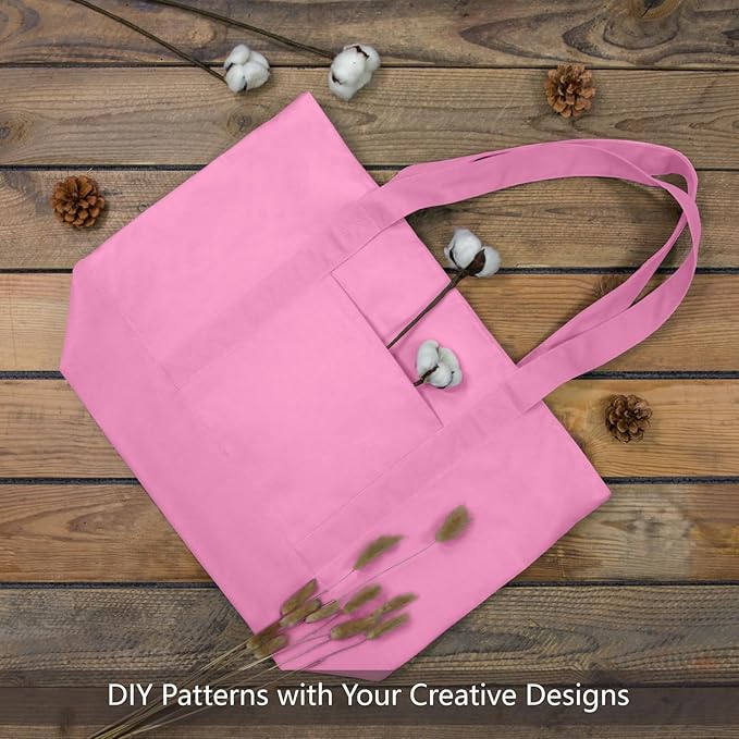TOPDesign 1-Pack Canvas Tote Bag - Image 3