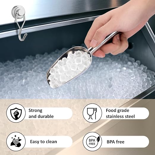 Juome 3oz Stainless Steel Ice Scoop - Image 6
