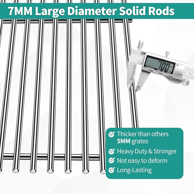 7620 Porcelain Flavorizer Bars 7524 Stainless Steel Grill Grates - Image 4