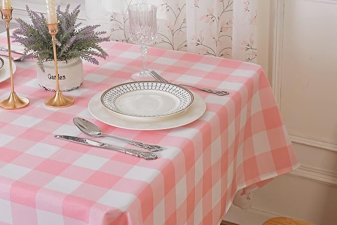 Cupuamon 2 Pack Waterproof Polyester Fabic Rectangle Checkered - Image 7