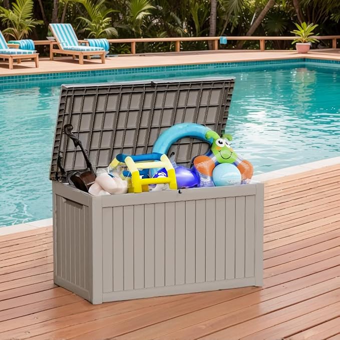 Waterproof Outdoor Resin Deck Box - Image 5