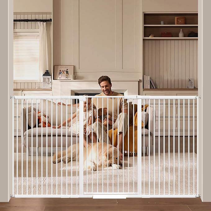 40.55" Tall 1.37" Ultra Narrow Spacing Dogs Pets Baby Gate by AiWMGL