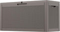 60 Gallon Outdoor Storage Deck Box Waterproof, Large Resin Storage Container by WTFGO