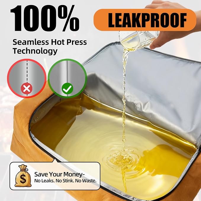BBQ Blanket for Resting Meat, Leak-Proof & Reusable Insulated Meat Resting Bag - Image 2