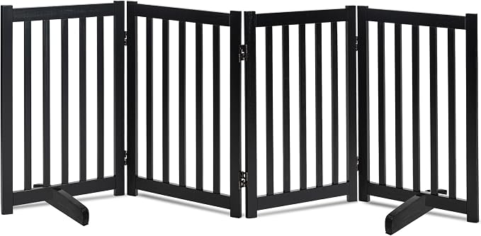 LZRS Freestanding Extra Wide Dog Gate 30 inch Tall by LZRSPET