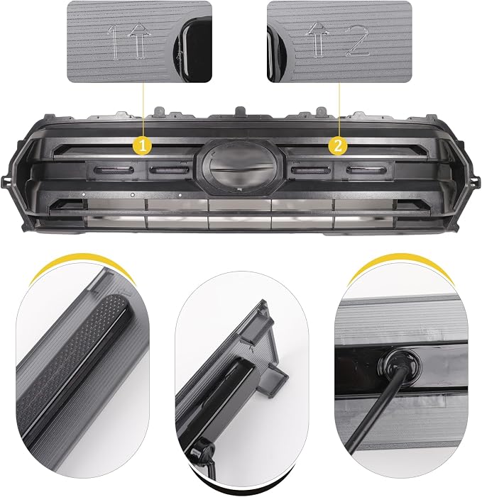 Front Grille Grill Lights for 2024 2025 Tacoma SR SR5 Led Grill Light - Image 3