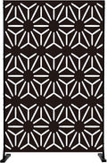 Kozyard Metal Privacy Screen 74" H x 47.2" W Decorative Outdoor Divider by Kozyard