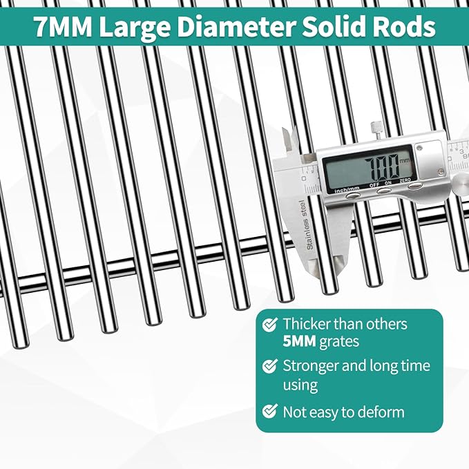 18 7/8" 304 Stainless Steel Grill Grates - Image 6