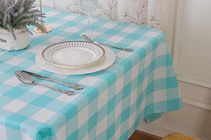 Cupuamon 2 Pack Waterproof Polyester Fabic Rectangle Checkered - Image 8
