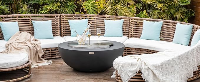 All Fire Table Pit Wind Screens and Stainless Steel Buner Lid from ELEMENTI | - Image 5