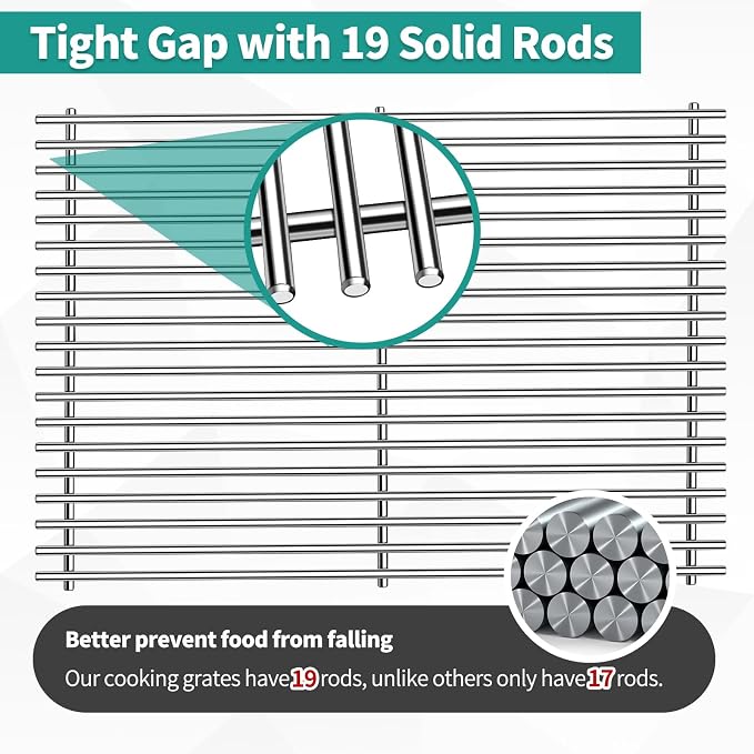 18 7/8" 304 Stainless Steel Grill Grates - Image 3