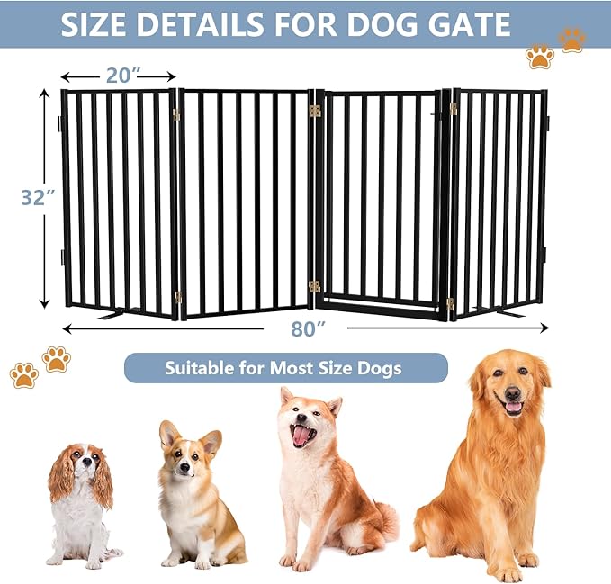 Full Metal Freestanding Dog Gates - Image 4