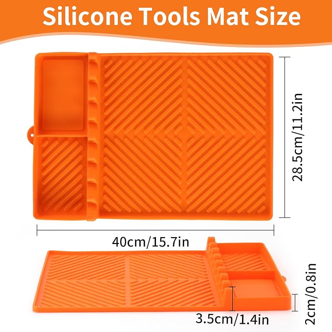 Silicone Griddle Tools Mat for Blackstone Weber Traeger Pit Boss - Image 4