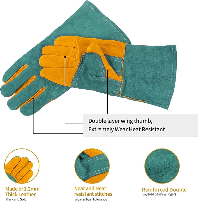 Leather Welding Gloves - Image 7