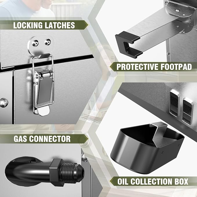 BESTFIRE Tabletop Gas Grill - Image 8