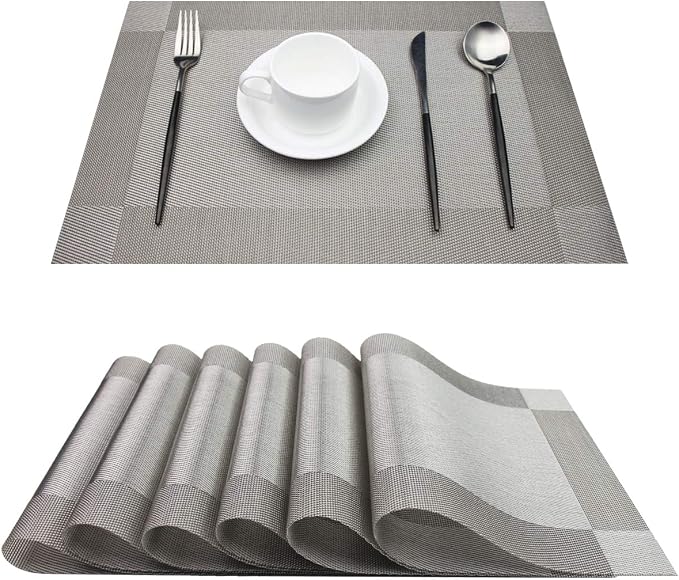PIGCHCY Place Mats Heat-Resistant Non Slip Table Mats by PIGCHCY