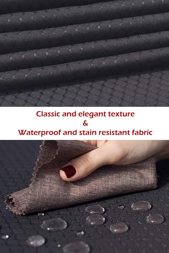 Black Table Runner 72 inch, Waterproof Dresser Scarf, Outdoor Coffee Table - Image 8