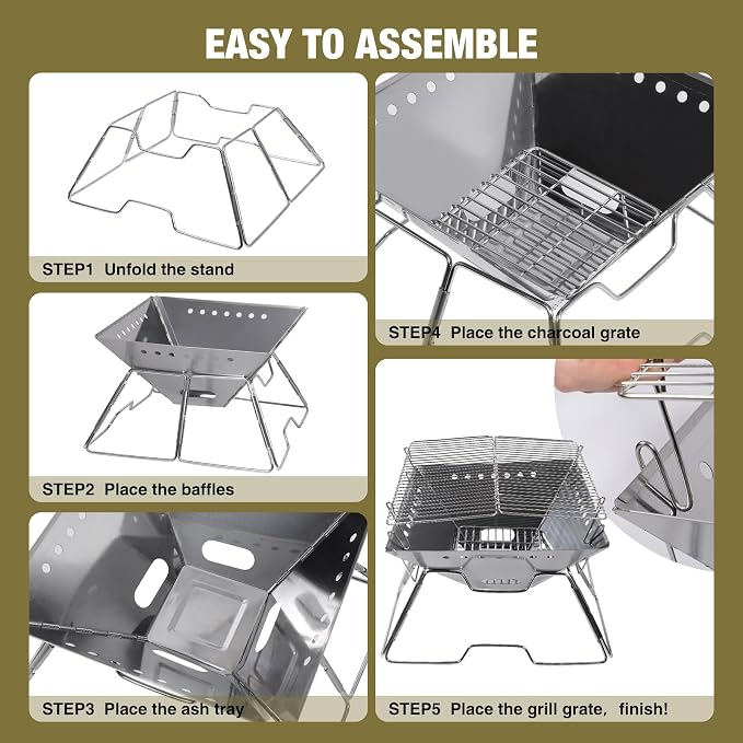 Lineslife Foldable Fire Pit - Image 3