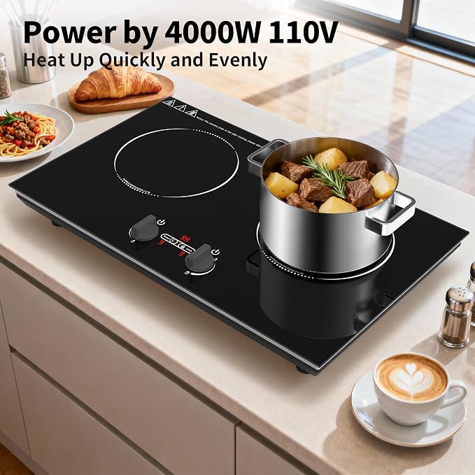 VBGK Induction Cooktop, 110V 4000W Countertop burners - Image 8
