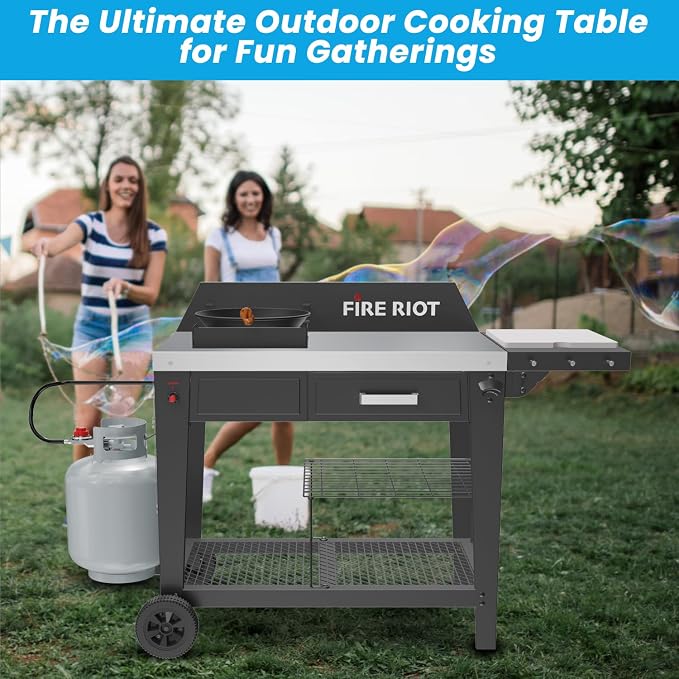 Heavy-Duty Outdoor Wok Cooking Station – 50, 000 BTU Wok Burner - Image 4
