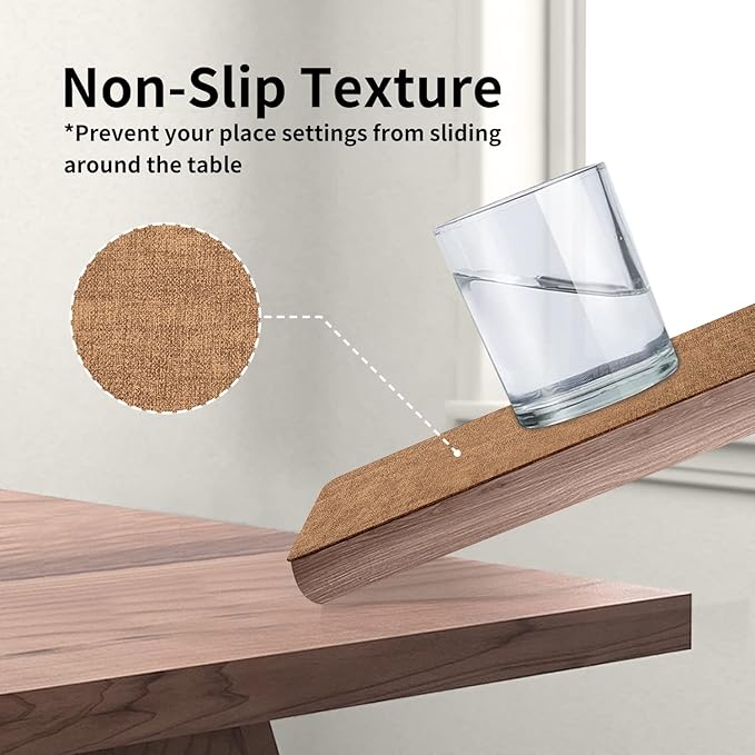 Maxpearl Faux Leather Placemats Set of 4 - Image 3