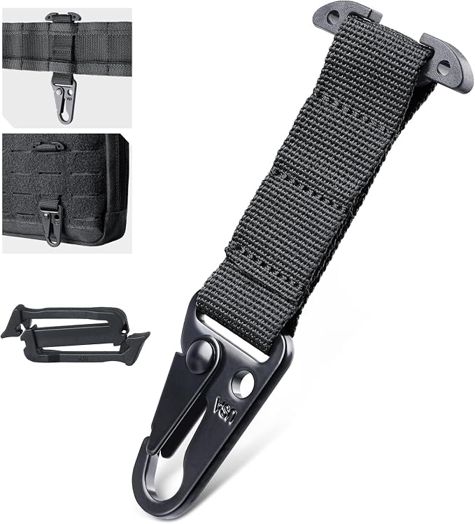 LIVANS Molle Belt Clip Key Holder Tactical Battle Belt Plate Carrier Vest by LIVANS