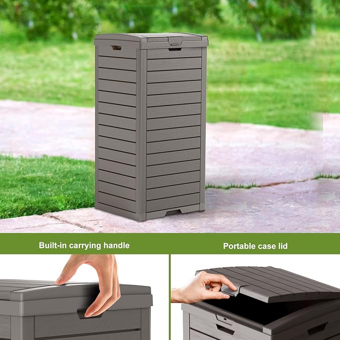 38 Gallon Outdoor Trash Can - Image 8