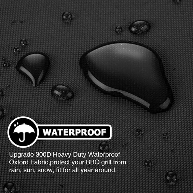 36-Inch Fire Pit Cover for 34-36 inch Round Fire Pit, Heavy Duty 300D Oxford - Image 5