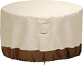 Vailge Fire Pit Cover Round, 100% Waterproof Round Patio Fire Bowl Cover by VAILGE