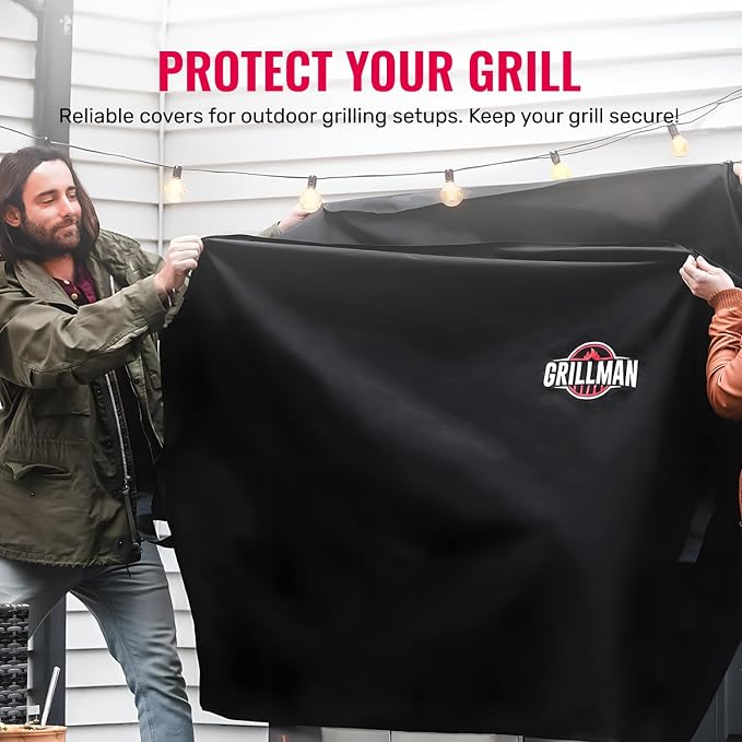 Grill Cover by Grillman, 30 Inch, BBQ Outdoor Grill Covers, Charcoal & Gas - Image 2