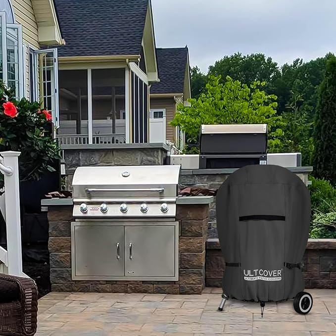 ULTCOVER Outdoor Waterproof Charcoal Kettle Grill Cover - Image 6