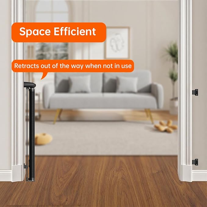 Retractable Safety gate, pet/Dog/cat Temporary Door, Baby Safety Temporary Door - Image 4