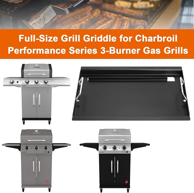 Full-Size Griddle Inserts for Charbroil Performance Convective 3 Burner - Image 3