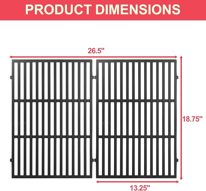 66095 Genesis II Grill Grates for Weber Genesis II/ II LX300 Series E-325 E-310 - Image 6
