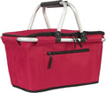 Picnic Basket, SIYUAN 27L Collapsible Insulated Farmers Market Basket by SIYUAN