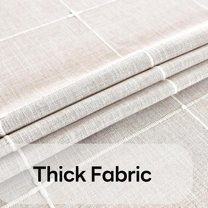Heavy Duty Cotton Table Cloth for Rectangle Table Rectangular Farmhouse Vintage - Image 2