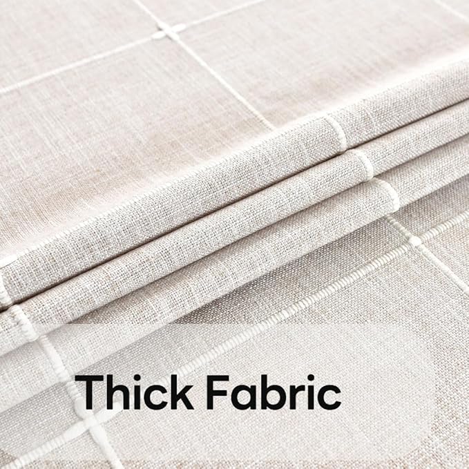 Heavy Duty Cotton Table Cloth for Square Table Farmhouse Vintage Tablecloth - Image 2