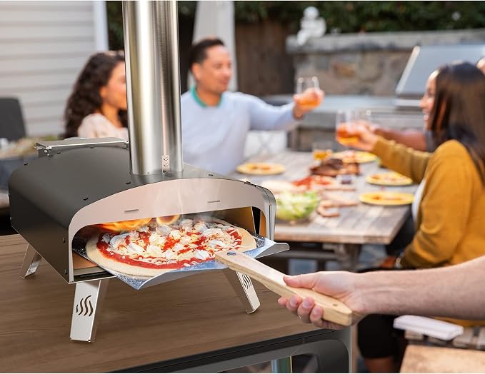 Mimiuo Outdoor Pizza Oven Wood Pellet 12" Pizza Ovens - Image 7