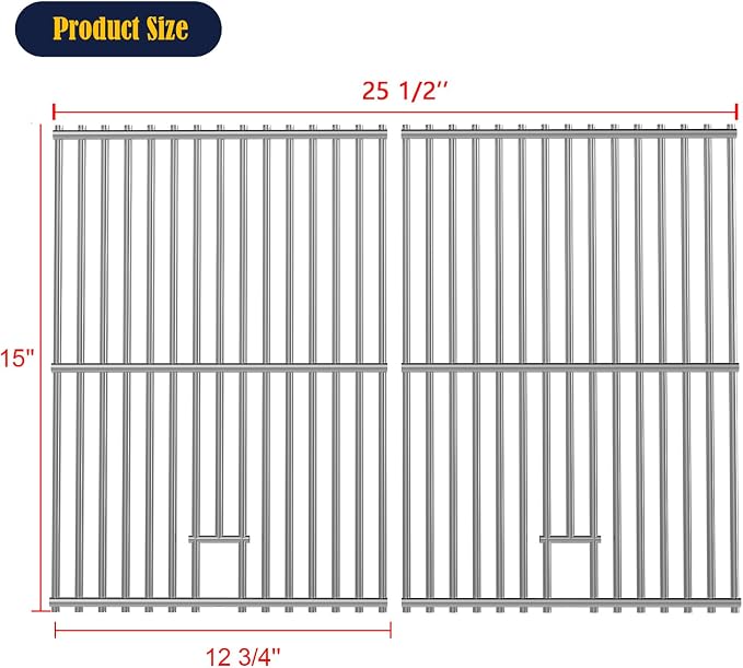 15'' Stainless Steel Grill Grate - Image 2