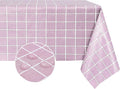 Romanstile Rectangle Vinyl Tablecloth, 100% Waterproof Oil-Proof Checkered by Romanstile