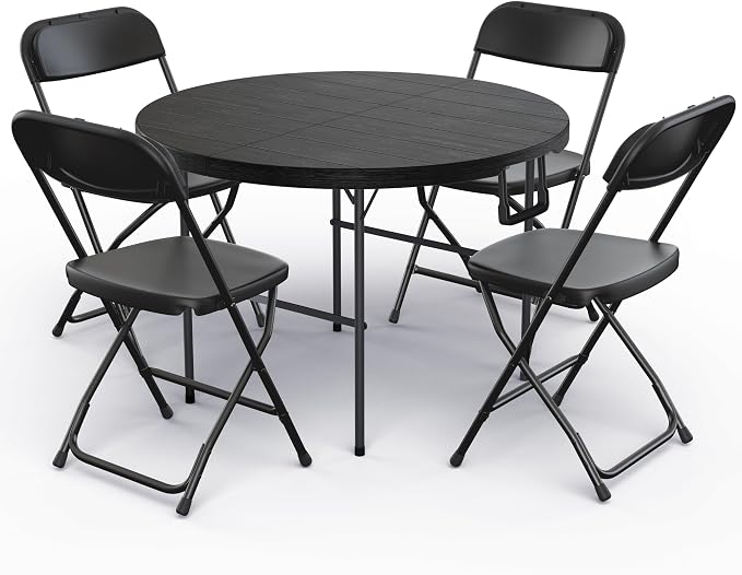 3.5 Feet Circular Round Foldable Table - Image 7